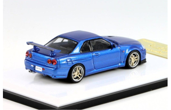 NISSAN Skyline GT-R R34 V-Spec, blue
