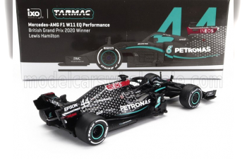 MERCEDES GP F1 W11 Eq Performance Team Amg Petronas Motorsport N44 World Champion Winner Silverstone British Gp (2020) Lewis Hamilton, Black Green