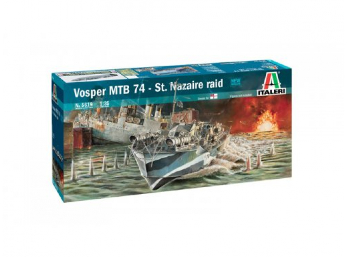 Сборная модель Корабль Vosper MTB 74 St. Nazaire Raid