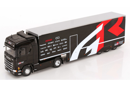 1:43 SCANIA S-Series Race Transporter с полуприцепом "Toyota Gazoo Racing WRT" 2024