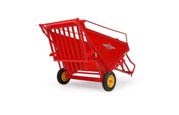 Mathiaut Mdt 72 - Small Bale Collecting Cart, Red