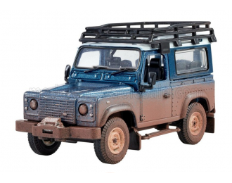 LAND ROVER Land Defender 90 Muddy (dirty Version) (1984), Blue Met