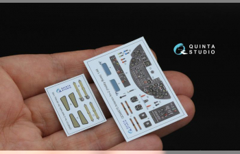 3D Декаль интерьера кабины Антонов Ан-2 (HobbyBoss)