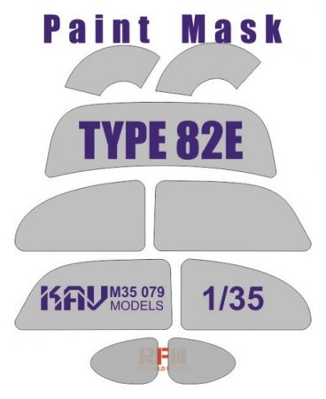 Маска окрасочная на остекление WV Type 82E (RFM)