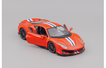 FERRARI 488 Pista (2018), red / white