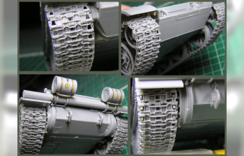 Сборная модель Аксессуары Т-54 OMSH INDIVIDUAL TRACK LINKS SET. EARLY TYPE