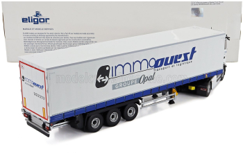 MERCEDES BENZ E-actros 600 Truck Telonato Immo Ouest (2025), White