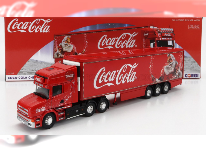 SCANIA T480 Truck Semi-frigo Coca-cola (1999) - Christmas Edition - Natale, Red