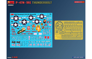 Сборная модель DRAGON WINGS P-47n-1re Thunderbolt Airplane Military 1942
