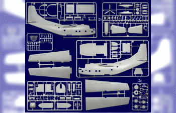 Сборная модель Fairchild C-123B