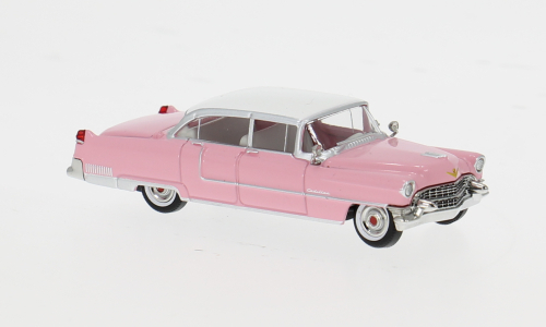 CADILLAC Fleetwood (1955), pink/weiss