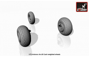 Набор дополнений Колеса Кассовые для Ан-28 с утяжеленными шинами