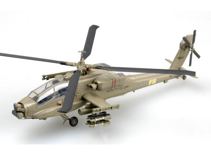 Hughes AH-64A Apache Display Model US Army IFOR Bosnia 1996