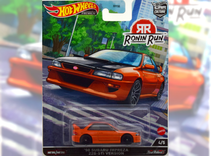 SUBARU Impreza 22B-STI Ronin Run (1998), orange-metallic black