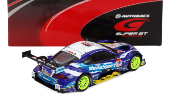 TOYOTA Supra Gr Team Wedssport Bandoh №19 Gt500 Class Super Gt (2025) Yuji Kunimoto - Sena Sakaguchi, Blue White