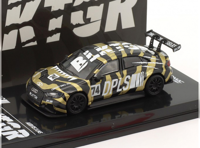 AUDI RS3 LMS #74 DC169A-BLK черный/золотистый/белый