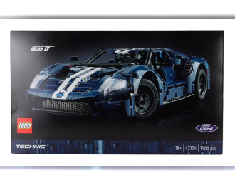 FORD Lego Technic - Gt 2022 - 1466 Pezzi - 1466 Pcs, Blue White