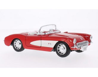 CHEVROLET Corvette (1957), red / white