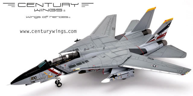 Grumman F-14D Tomcat Diecast Model USN VF-2 Bounty Hunters NE100 USS Constellation Last F-14 Cruise 2003 (Wings of Heroes)
