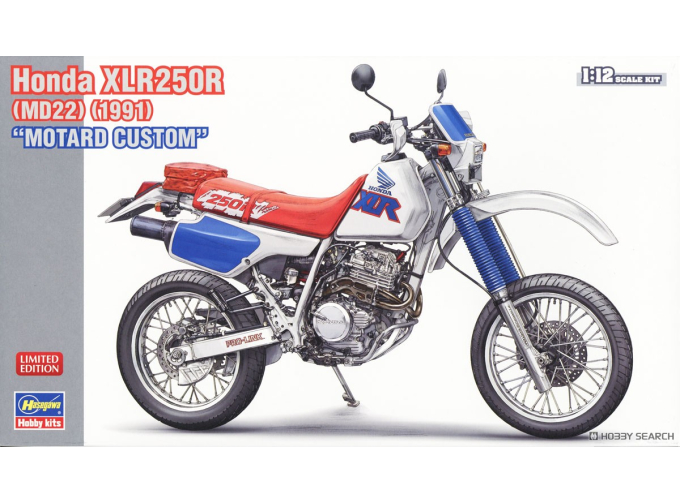 Сборная модель HONDA Xlr 250r (md22) Motard Custom 1991