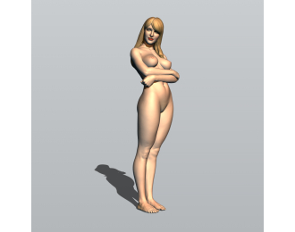 Фигурка Обнаженка 1, окрашенная