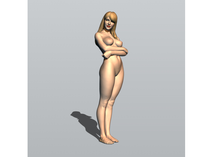 Фигурка Обнаженка 1, окрашенная