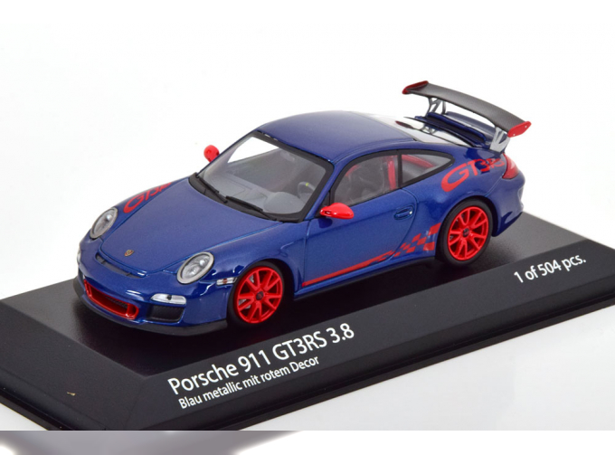 PORSCHE 911 (997) GT3 RS 3.8 (2009), bluemetallic red