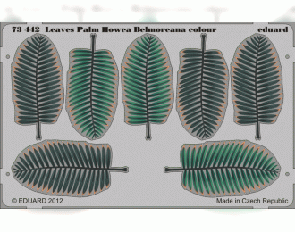 Фототравление для Leaves Palm Howea Belmoreana colour