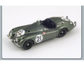 JAGUAR XK 120 21 LM 1951 R. Lawrie - I. Waller, gray