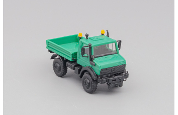 MERCEDES-BENZ Unimog Euro I mit Tieflader 4a, green
