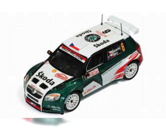 SKODA Fabia S2000 6 4th Rally Monte-Carlo (Jan Kopecky - Peter Stary) 2009, green