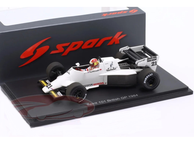 SPIRIT 101B F1 101 №21 British GP (Silverstone) Formula 1 Huub Rothengatter (1984) 