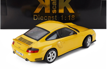 PORSCHE 911 996 Turbo Coupe (2000), yellow