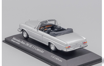 MERCEDES-BENZ 280 SE 3.5 Cabriolet W111 (1970), silver