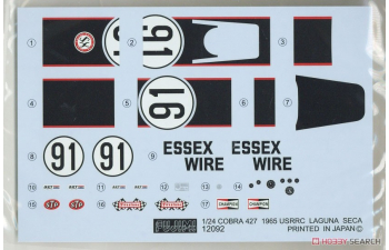 Сборная модель Cobra 427 S/C Racing Ver. 1965