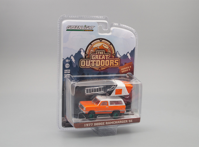 DODGE Ramcharger SE 4х4 с палаткой 1977 (Greenlight!)