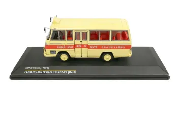 NISSAN Echo public light bus 14 seats (1969), (daimaru), red/cream