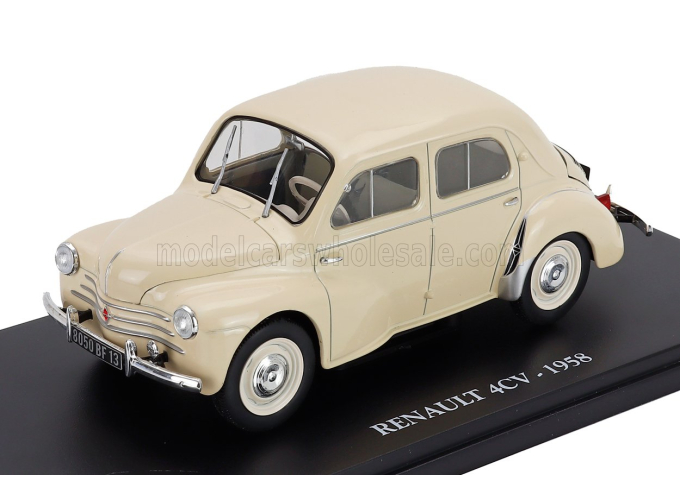 RENAULT 4cv (1958) - Con Vetrina - With Showcase, Beige