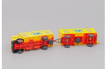 MERCEDES-BENZ NG Truck / Trailer "Klaus E. Zapf Transporte", yellow / red