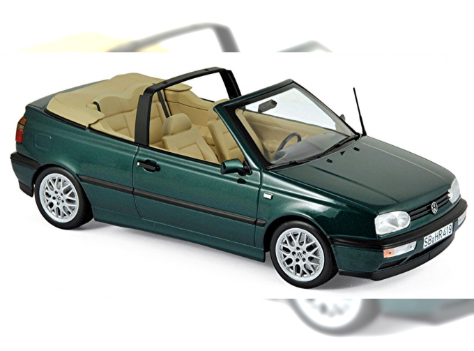 VOLKSWAGEN Golf III Cabriolet (1995), green metallic