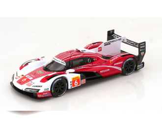 PORSCHE 963 9rd 4.6l Turbo V8 Team Porsche Penske Motorsport N 6 4th 24h Le Mans (pole Position) 2024 Kevin Estre - Andre Lotterer - Laurens Vanthoor, Red White Black