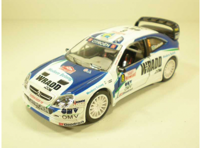 CITROEN Xsara WRC OMV D.Carlsson (2007), RALLY Collection 1:32, белый