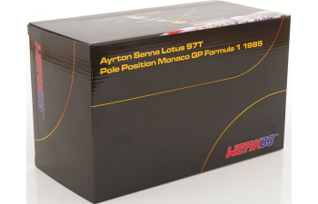 LOTUS 97T #12 GP Monaco Formula 1 Ayrton Senna (1985)