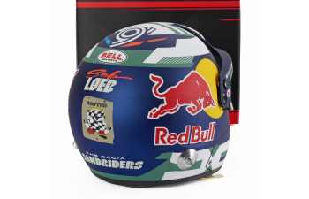BELL HELMET Casco Helmet Sebastian Loeb Team The Dacia Sandriders №219 Rally Dakar (2025), Blue Yellow Red