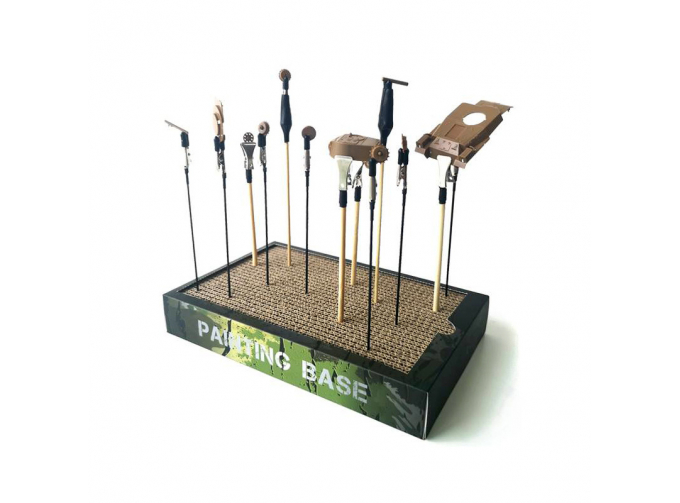 Основа для раскрашивания модели (27*17*4,2 см), зеленый камуфляж