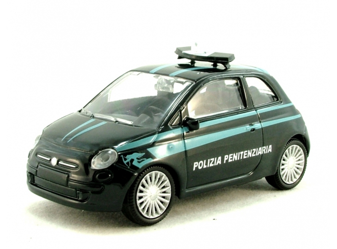 FIAT 500 "Polizia Penitenziaria", серия Security 1:43, черный