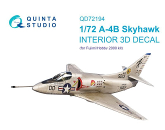 3D Декаль интерьера кабины A-4B Skyhawk (Fujimi/Hobby 2000)