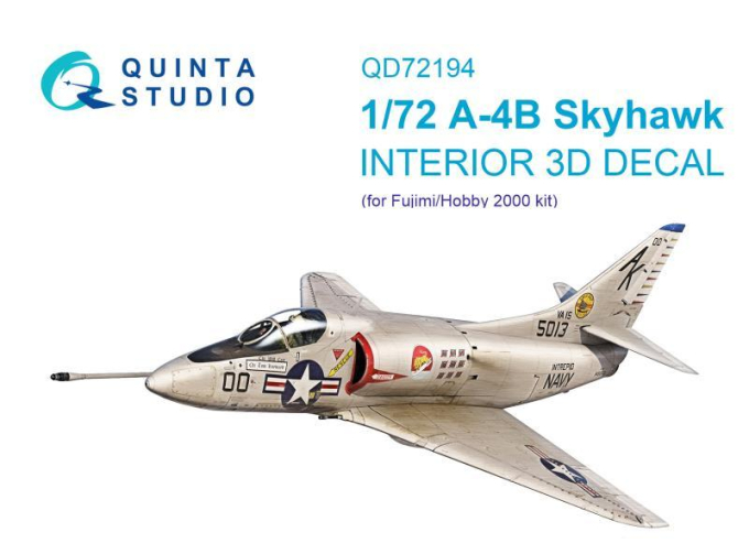 3D Декаль интерьера кабины A-4B Skyhawk (Fujimi/Hobby 2000)