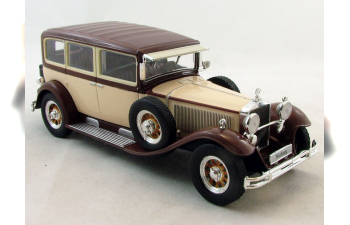 MERCEDES-BENZ Nurburg 460 Pullman-Limousine (1929), Mercedes-Benz Offizielle Modell-Sammlung 30, коричневый