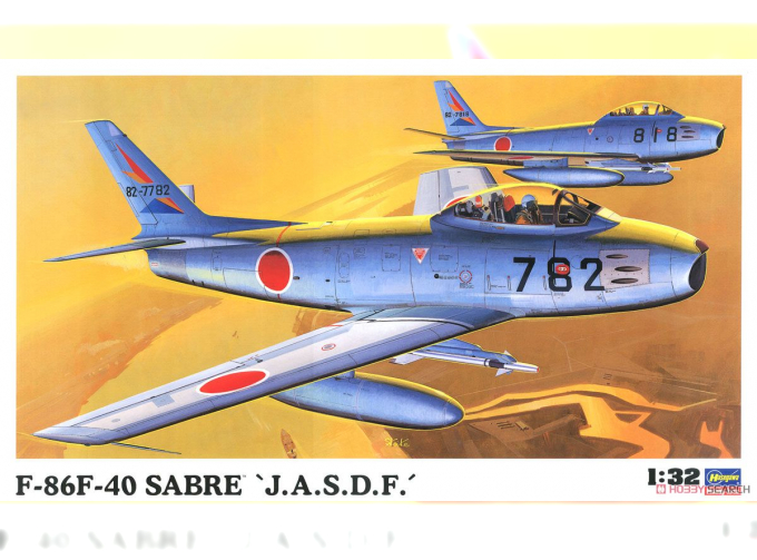 Сборная модель истребитель ВВС Японии F-86F-40 SABRE JASDF